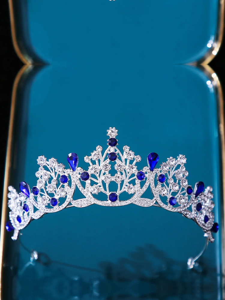 Couronne Princesse Belle bleue