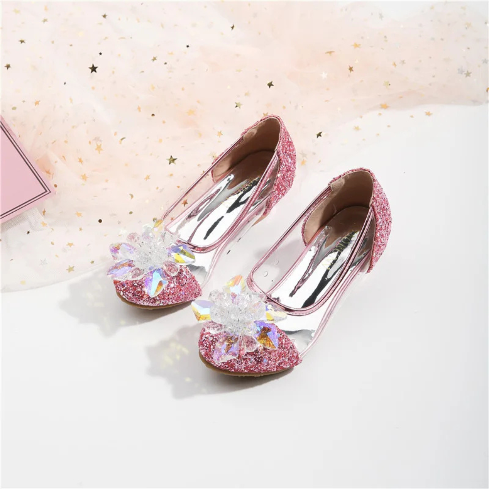 Chaussure Princesse Transparente rose