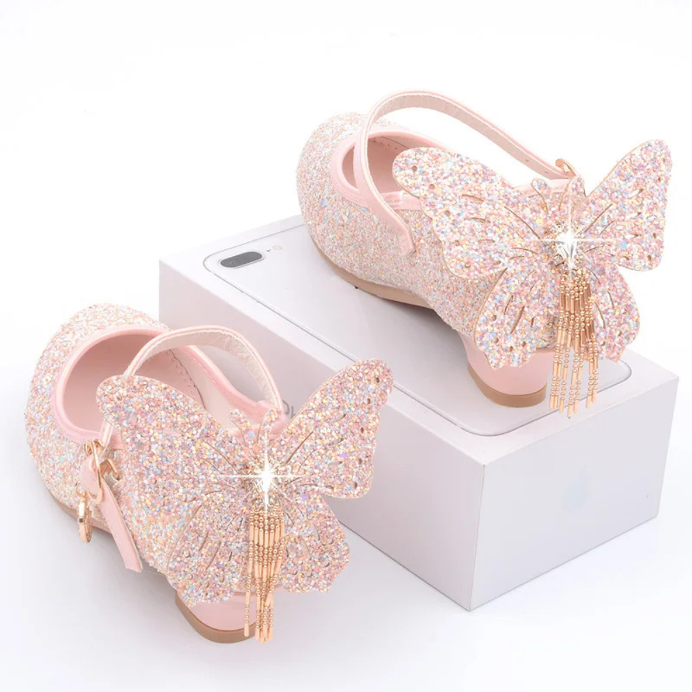 Chaussure Princesse Papillon rose