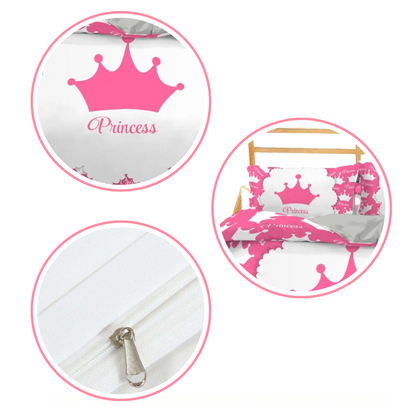 Housse de Couette Princesse Couronne