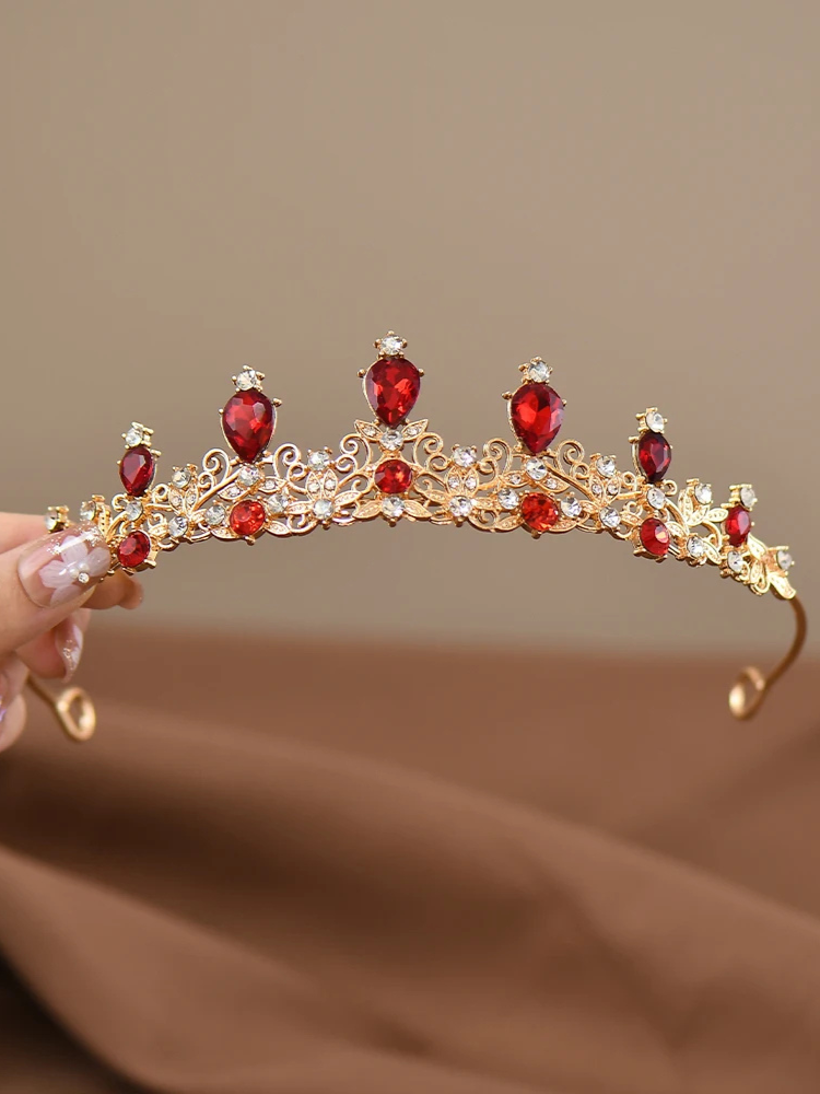 Couronne Princesse Enfant rouge