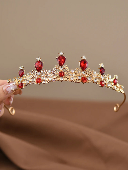 Couronne Princesse Enfant rouge