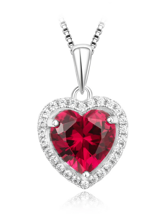 Collier Princesse Coeur Rouge