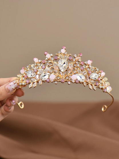Couronne Princesse Fille or et diamant