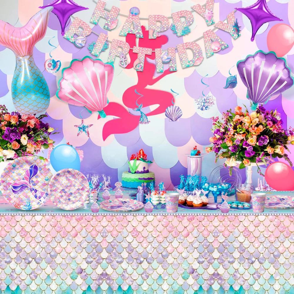 Décoration Anniversaire Sirène kit