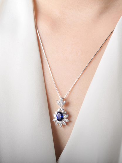 Collier Pierre Bleue