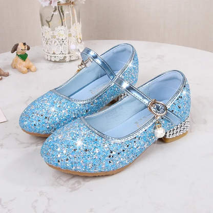 Chaussure Princesse Fille bleues