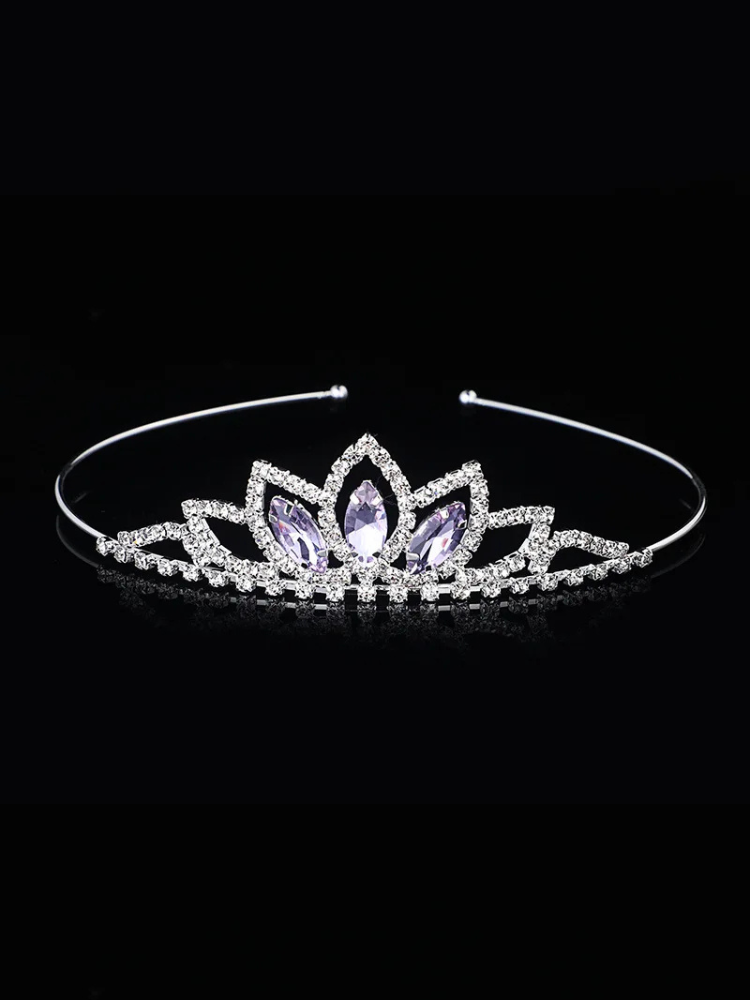 Couronne Princesse Fille violet