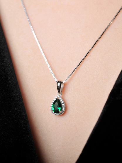 Collier Pierre Verte