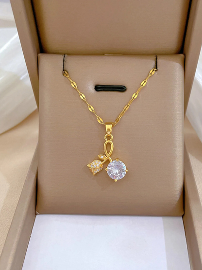 Collier Solitaire femme