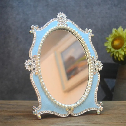 Miroir style Princesse bleu