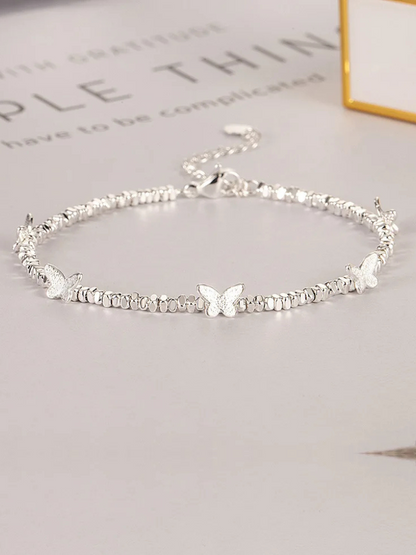 Bracelet acier Papillons