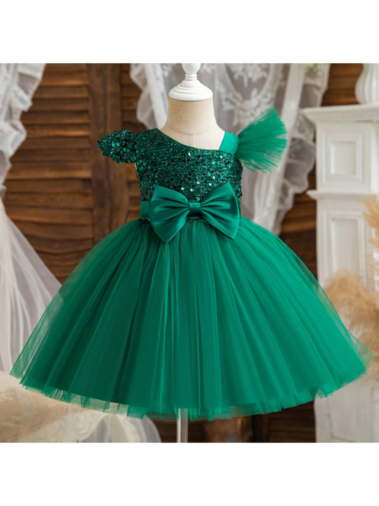 Robe Princesse Bébé Verte