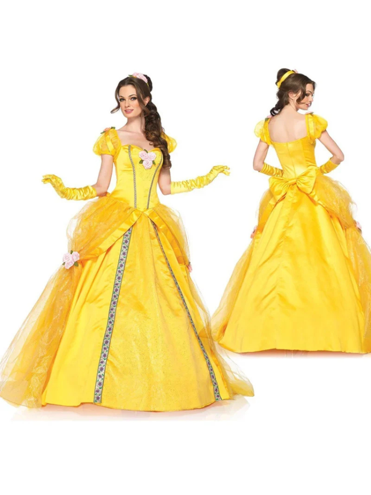 Robe Princesse Jaune adulte