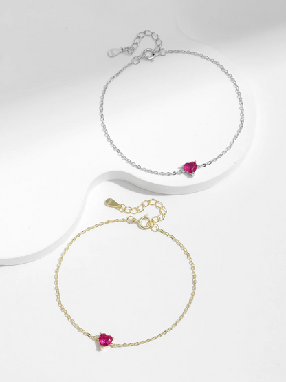 Bracelet chaine Cœur