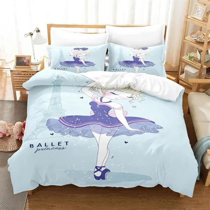 Housse de Couette Princesse Bleue