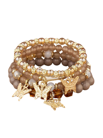 Ensemble de Bracelets marron