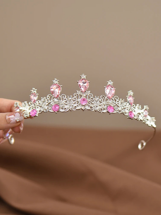 Couronne Princesse Enfant rose