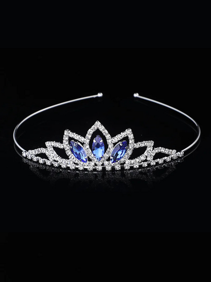 Couronne Princesse Fille bleue