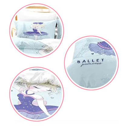 Housse de Couette Princesse Bleue