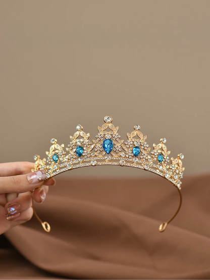 Couronne Princesse turquoise