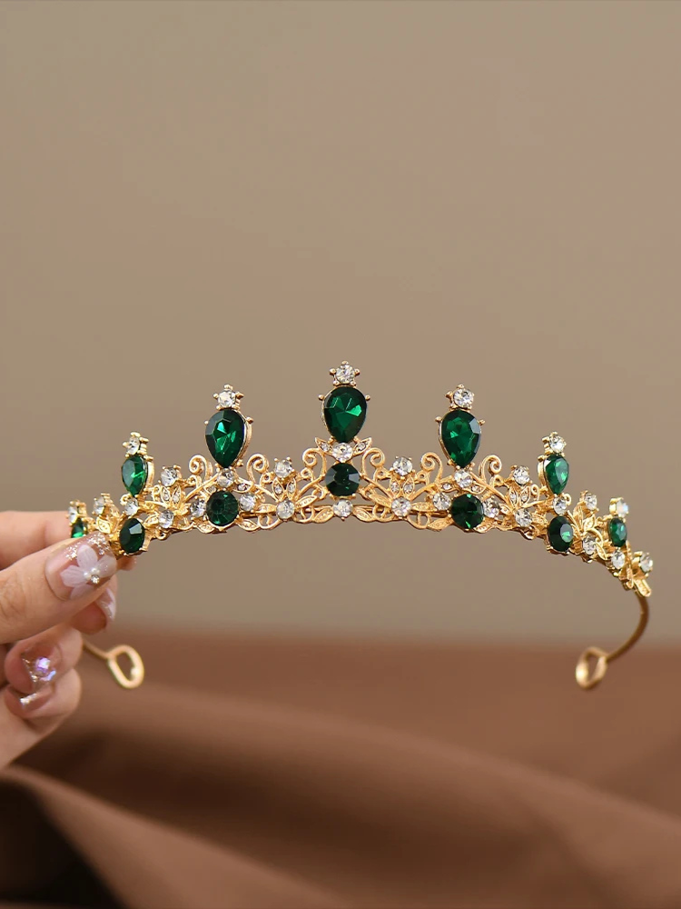 Couronne Princesse Enfant verte