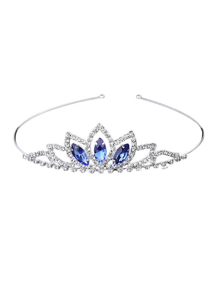 Couronne Princesse Fille bleu