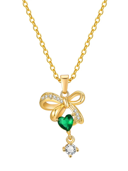 Collier Noeud vert