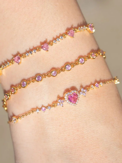 Bracelet Princesse Cœur femme