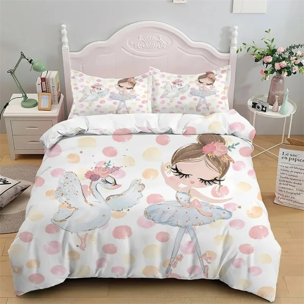 Housse de Couette Princesse Enfant