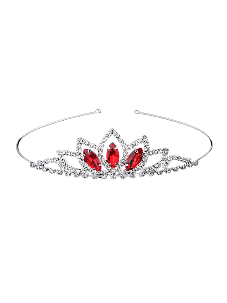 Couronne Princesse Fille rouge