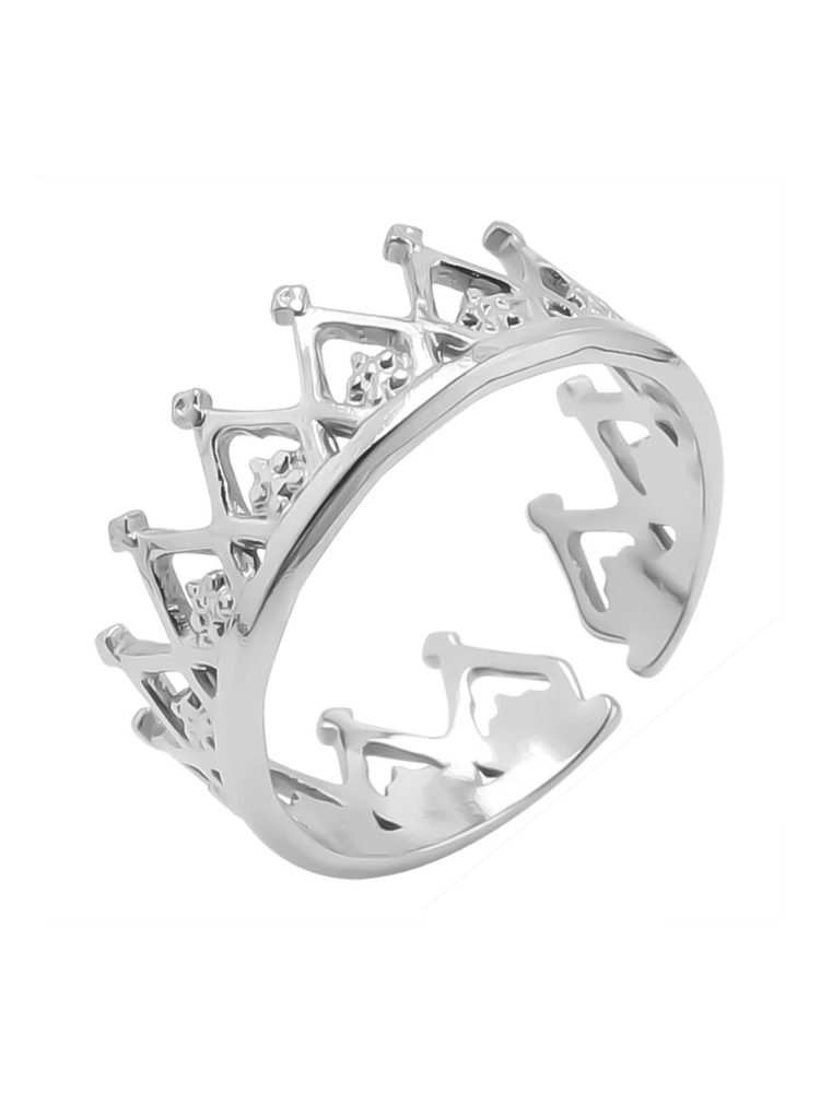 Bague Couronne argent