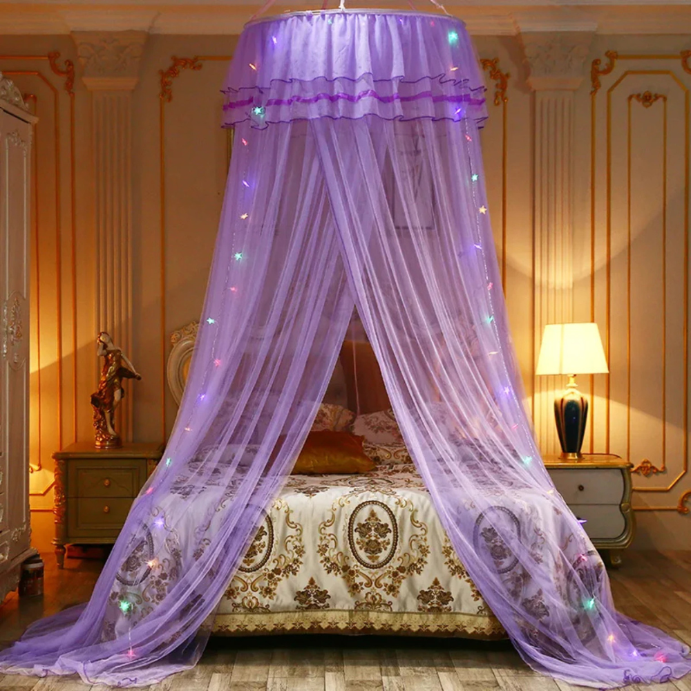 Ciel de Lit Princesse Chapeau violet