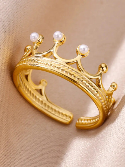 Bague couronne femme