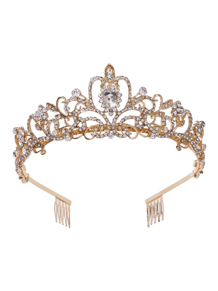 Couronne Princesse Femme or