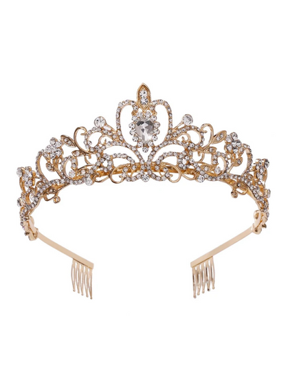 Couronne Princesse Femme or