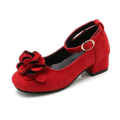 Chaussure Daim rouge