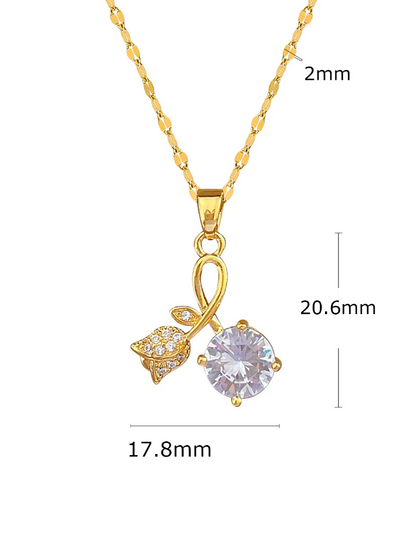 Collier Solitaire taille