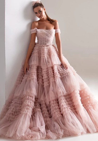 Robe Princesse Vieux Rose Femme