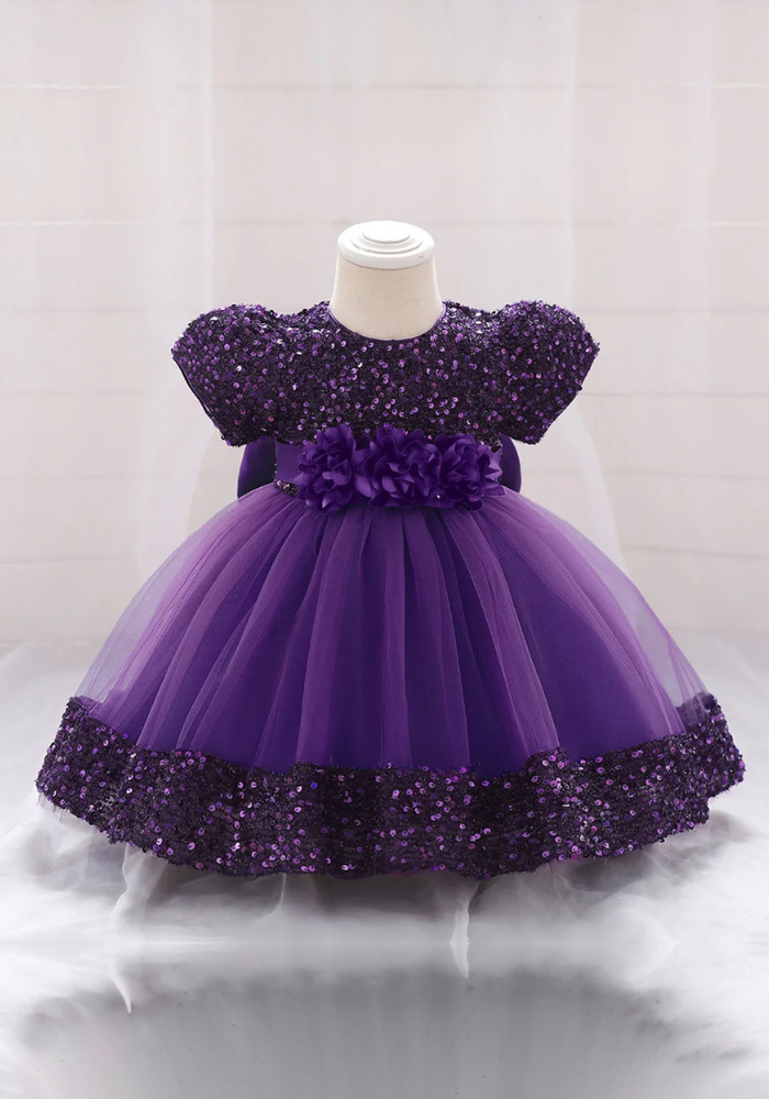 Robe Princesse Mauve Bébé