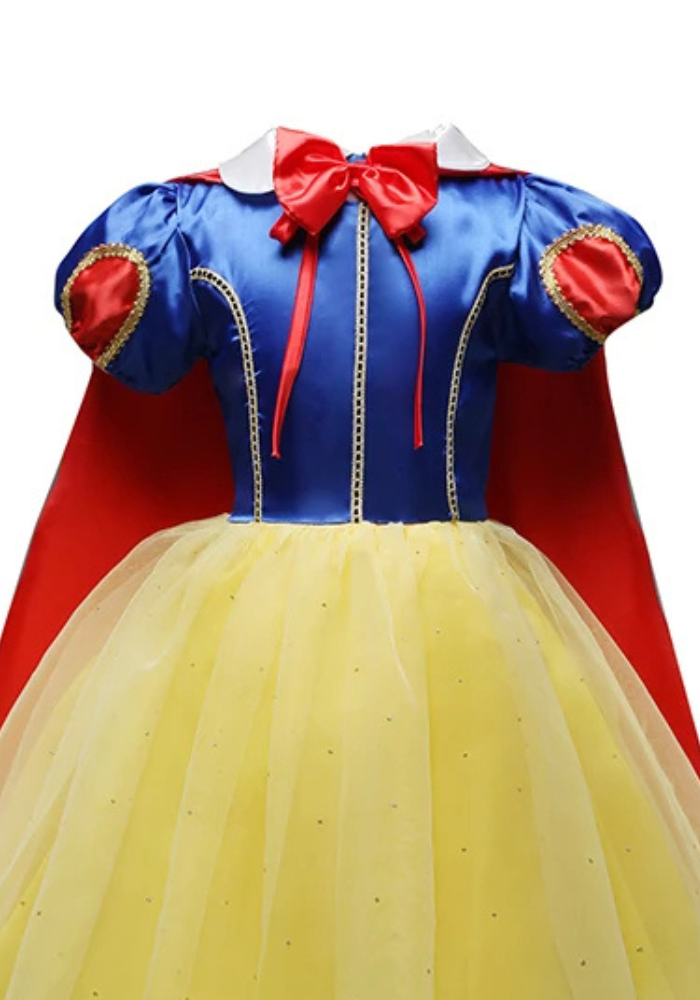 Robe Princesse Jaune et Bleu Fille