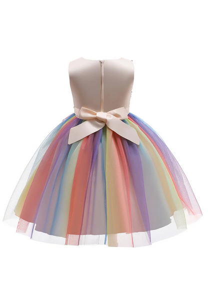 Robe Princesse Pastel Sequin Fille
