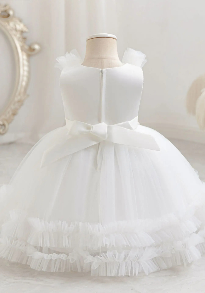 Robe Princesse Longue Blanche Bébé