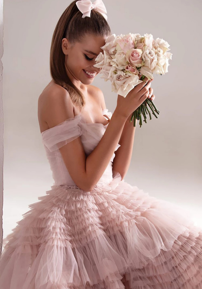 Robe Princesse Vieux Rose Femme pas cher