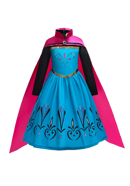 Robe Princesse Bleu et Rose Fille