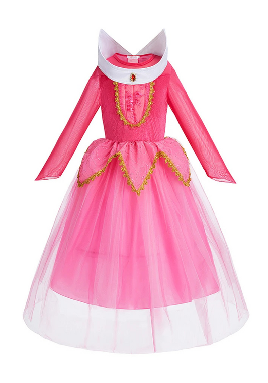 Robe Princesse Rose Vif Fille