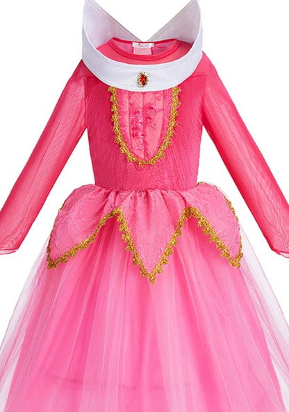 Robe Princesse Rose Vif Fille