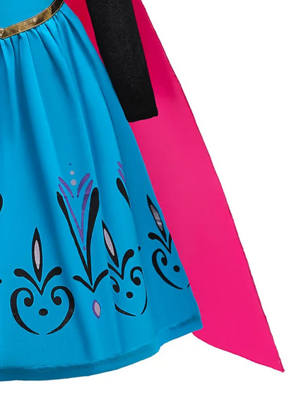 Robe Princesse Bleu et Rose Fille pas cher