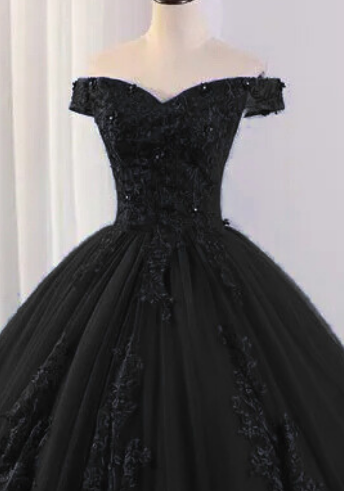 Robe Princesse Noire Femme