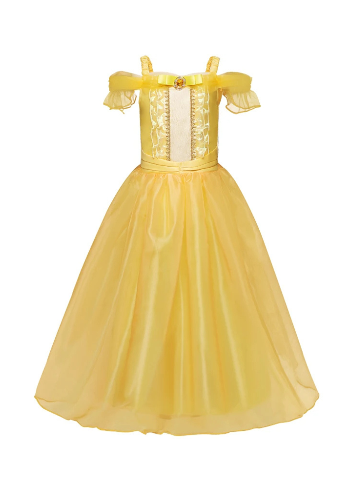 Robe Princesse Jaune Fille